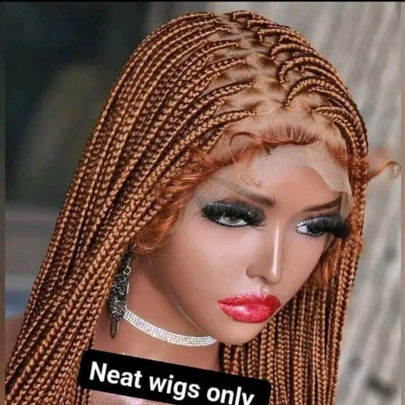 HANDMADE BRAIDED WIG - NO.B1 (1.1LBS) image 0